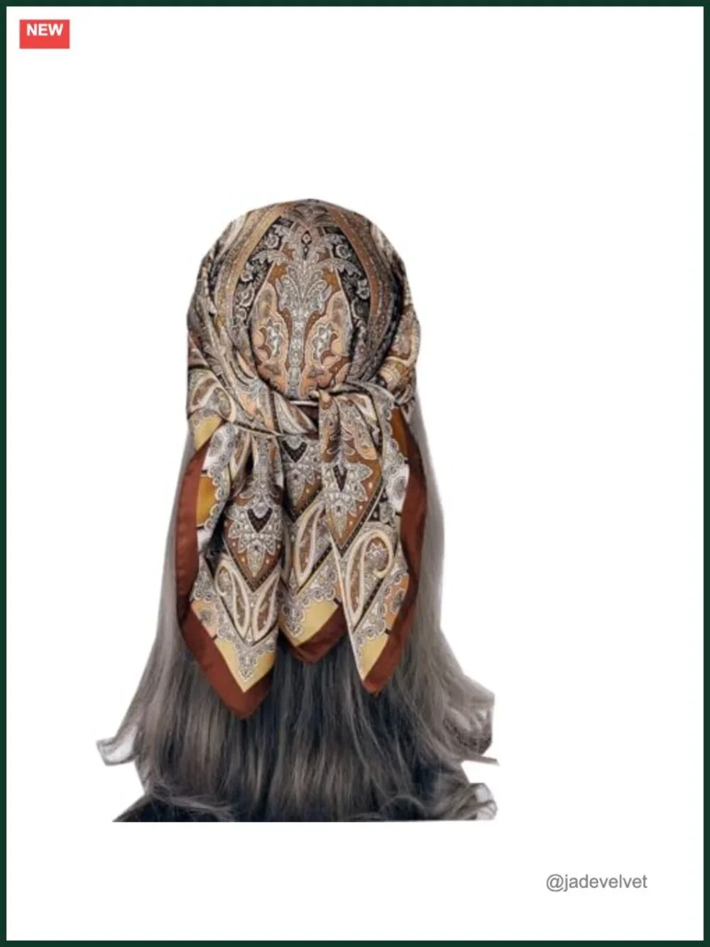 Satin Silk Like Scarf for Women Head Hair Scarf Multi-purpose